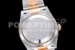 Rolex DateJust 36 SS/RG 126281 Diamonds Bezel EWF 1:1 Best Edition Gray Dial Roman Markers on Oyster Bracelet A3235 Super Clone Watch - Image 8