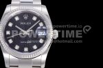 Rolex DateJust 36 SS 116234 Fluted Bezel DJF Best Edition Black Computer Dial on SS Oyster Bracelet A2836 Super Clone Watch - Image 2