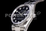 Rolex DateJust 36 SS 116234 Fluted Bezel DJF Best Edition Black Computer Dial on SS Oyster Bracelet A2836 Super Clone Watch - Image 9