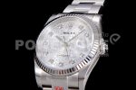 Rolex DateJust 36 SS 116234 Fluted Bezel DJF Best Edition Silver Computer Dial on SS Oyster Bracelet A2836 Super Clone Watch - Image 7