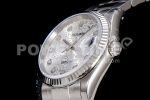 Rolex DateJust 36 SS 116234 Fluted Bezel DJF Best Edition Silver Computer Dial on SS Oyster Bracelet A2836 Super Clone Watch - Image 8
