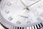 Rolex DateJust 36 SS 116234 Fluted Bezel DJF Best Edition Silver Computer Dial on SS Oyster Bracelet A2836 Super Clone Watch - Image 6