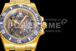 Rolex Andrea Pirlo Project Skeleton Submariner YG VRF Best Edition on YG Bracelet SA3130 Super Clone Watch - Image 3