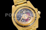 Rolex Andrea Pirlo Project Skeleton Submariner YG VRF Best Edition on YG Bracelet SA3130 Super Clone Watch - Image 13