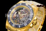 Rolex Andrea Pirlo Project Skeleton Submariner YG VRF Best Edition on YG Bracelet SA3130 Super Clone Watch - Image 6