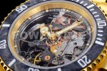 Rolex Andrea Pirlo Project Skeleton Submariner YG VRF Best Edition on YG Bracelet SA3130 Super Clone Watch - Image 10