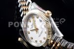 Rolex DateJust 36 SS/YG 126233 EWF Gold Wrapped 904L Steel White Dial Diamonds Markers on Jubilee Bracelet SA3235 Super Clone Watch - Image 6