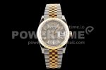 Rolex DateJust 36 SS/YG 126233 EWF Gold Wrapped 904L Steel Silver Dial Stick Markers on Jubilee Bracelet SA3235 Super Clone Watch