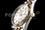 Rolex DateJust 36 SS/YG 126233 EWF Gold Wrapped 904L Steel Silver Dial Stick Markers on Jubilee Bracelet SA3235 Super Clone Watch - Image 5