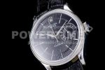 Rolex Cellini 50519 SS GMF 1:1 Best Edition Black Dial on Black Leather Strap SA3165 Super Clone Watch - Image 5