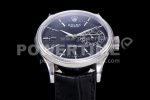 Rolex Cellini 50519 SS GMF 1:1 Best Edition Black Dial on Black Leather Strap SA3165 Super Clone Watch - Image 6