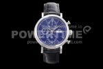 IWC Portofino Chrono SS ‘150 Years’ TWF Best Edition Blue Dial on Black Leather Strap A7750 Super Clone Watch