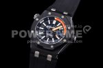 Audemars Piguet Royal Oak Offshore Diver Black Ceramic IPF Best Edition on Rubber Strap A3120 Super Clone Watch - Image 3