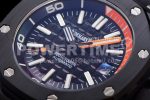 Audemars Piguet Royal Oak Offshore Diver Black Ceramic IPF Best Edition on Rubber Strap A3120 Super Clone Watch - Image 7