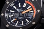 Audemars Piguet Royal Oak Offshore Diver Black Ceramic IPF Best Edition on Rubber Strap A3120 Super Clone Watch - Image 8