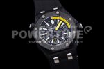 Audemars Piguet Royal Oak Offshore Diver Forged Carbon IPF Best Edition on Rubber Strap A3120 Super Clone Watch - Image 2