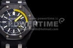 Audemars Piguet Royal Oak Offshore Diver Forged Carbon IPF Best Edition on Rubber Strap A3120 Super Clone Watch - Image 4