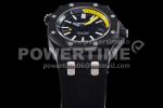 Audemars Piguet Royal Oak Offshore Diver Forged Carbon IPF Best Edition on Rubber Strap A3120 Super Clone Watch - Image 5