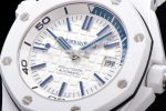 Audemars Piguet Royal Oak Offshore Diver White Ceramic IPF Best Edition on Rubber Strap A3120 Super Clone Watch - Image 8