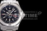 Breitling Avenger GMT 45mm SS GF 1:1 Best Edition Black Dial on SS Bracelet A2836 Super Clone Watch - Image 4