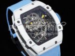 Richard Mille Replica Watches RM027-02 RMF Real Tourbillon Blue Nylon Strap 1:1 Fake watches Super Clone Watch - Image 2