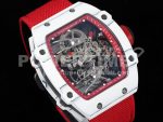 Richard Mille Replica Watches RM027-02 RMF Real Tourbillon Red Nylon Strap 1:1 Fake watches Super Clone Watch - Image 2