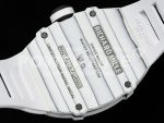 Richard Mille RM027-02 Nadal Real Tourbillon RMF Best Edition White Forge Carbon Black Inner Bezel on White Rubber Strap Super Clone Watch - Image 8