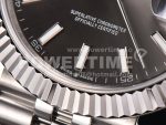 Rolex DateJust 41 SS Fluted Bezel KING 1:1 Best Edition 904L Steel Gray Stick Dial on Jubilee Bracelet VR3235 Super Clone Watch - Image 5