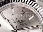Rolex DateJust 41 SS Fluted Bezel KING 1:1 Best Edition 904L Steel Silver Dial on Oyster Bracelet VR3235 Super Clone Watch - Image 4