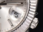 Rolex DateJust 41 SS Fluted Bezel KING 1:1 Best Edition 904L Steel Silver Dial on Oyster Bracelet VR3235 Super Clone Watch - Image 6