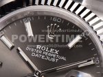 Rolex DateJust 41 SS Fluted Bezel KING 1:1 Best Edition 904L Steel Grey Dial on Oyster Bracelet VR3235 Super Clone Watch - Image 4