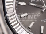 Rolex DateJust 41 SS Fluted Bezel KING 1:1 Best Edition 904L Steel Grey Dial on Oyster Bracelet VR3235 Super Clone Watch - Image 7
