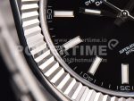 Rolex DateJust 41 SS Fluted Bezel KING 1:1 Best Edition 904L Steel Black Dial on Oyster Bracelet VR3235 Super Clone Watch - Image 6