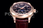 Patek Philippe Complications 5205R RG GRF Best Edition Black Dial on Brown Leather Strap A324 Super Clone Watch - Image 3