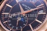 Patek Philippe Complications 5205R RG GRF Best Edition Black Dial on Brown Leather Strap A324 Super Clone Watch - Image 5
