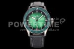 Blancpain Fifty Fathoms Mokkarran Ltd Ed CER/NY GF 1:1 Best Edition Green Dial on Sail-canvas Strap A1315 Super Clone Watch