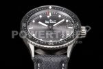 Blancpain Fifty Fathoms Bathyscaphe 43mm SS GF 1:1 Best Edition Black Dial on Sail-canvas Strap A1315 Super Clone Watch V2 - Image 4
