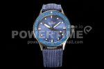 Blancpain Fifty Fathoms Bathyscaphe 43mm SS GF 1:1 Best Edition Blue Dial on Sail-canvas Strap A1315 Super Clone Watch