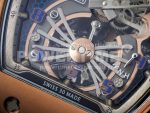 Richard Mille RM21-01 RG Tourbillon RMF Best Edition Skeleton Dial on White Rubber Strap Super Clone Watch - Image 6