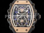 Richard Mille Replica Watches RM21-01 RG RMF Tourbillon Black Rubber Strap 1:1 Fake watches Super Clone Watch - Image 2