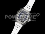 Richard Mille Replica Watches RM21-01 RMF Tourbillon White Rubber Strap 1:1 Fake watches Super Clone Watch - Image 3