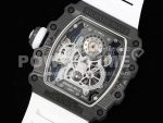 Richard Mille Replica Watches RM21-01 RMF Tourbillon White Rubber Strap 1:1 Fake watches Super Clone Watch - Image 8