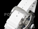 Richard Mille Replica Watches RM21-01 RMF Tourbillon White Rubber Strap 1:1 Fake watches Super Clone Watch - Image 9