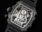Richard Mille Replica Watches RM21-01 RMF Tourbillon Black Rubber Strap 1:1 Fake watches Super Clone Watch - Image 8