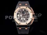 Audemars Piguet Royal Oak Offshore 2020 44mm RSF 1:1 Best Edition RG Bezel on Rubber Strap A3126 Super Clone Watch