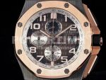 Audemars Piguet Royal Oak Offshore 2020 44mm RSF 1:1 Best Edition RG Bezel on Rubber Strap A3126 Super Clone Watch - Image 3