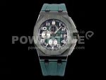 Audemars Piguet Royal Oak Offshore 2020 44mm RSF 1:1 Best Edition Green Ceramic Bezel on Rubber Strap A3126 Super Clone Watch