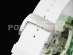 Richard Mille Replica Watches RM56-01 Green Transparent Tourbillon RMF Skeleton Dial White Rubber Strap 1:1 Fake watches Super Clone Watch - Image 9