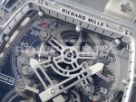 Richard Mille Replica Watches RM56-01 Tourbillon RMF Skeleton Dial Transparent Rubber Strap 1:1 Fake watches Super Clone Watch - Image 4