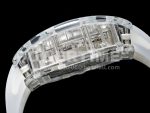 Richard Mille Replica Watches RM56-01 Tourbillon RMF Skeleton Dial Transparent Rubber Strap 1:1 Fake watches Super Clone Watch - Image 7